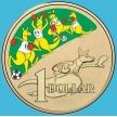 Монета Австралия 1 доллар 2016 год. Олимпийские Игры в Рио