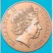 Монета Австралия 1 цент 2019 год. Мистер Сквигл