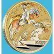 Монета Австралия 1 доллар 2014 год. Суперспособности. Полет