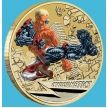 Монета Австралия 1 доллар 2014 год. Суперспособности. Кибернетика