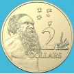 Монета Австралия 2 доллара 2023 год. Абориген. BU