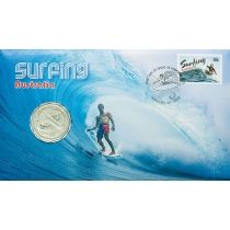 Австралия 50 центов 2013 год. Серфинг. Буклет