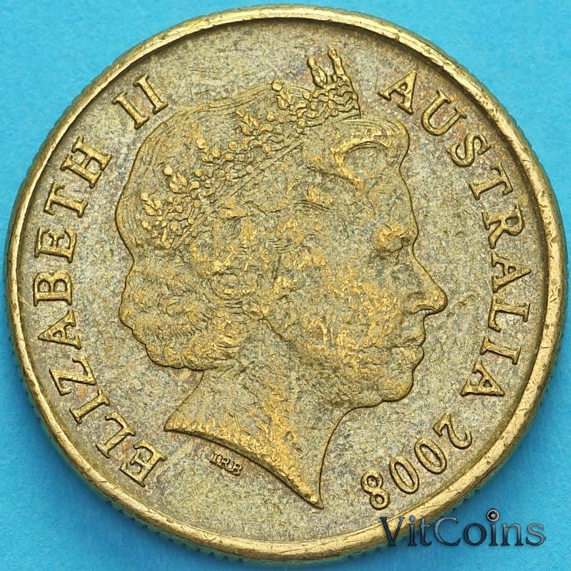 Монета Австралия 1 доллар 2008 год. Австралийские скауты. VF