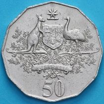 Австралия 50 центов 2001 год. 100 лет Федерации. Австралия. VF