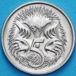 Монета Австралия 5 центов 1981 год. Ехидна