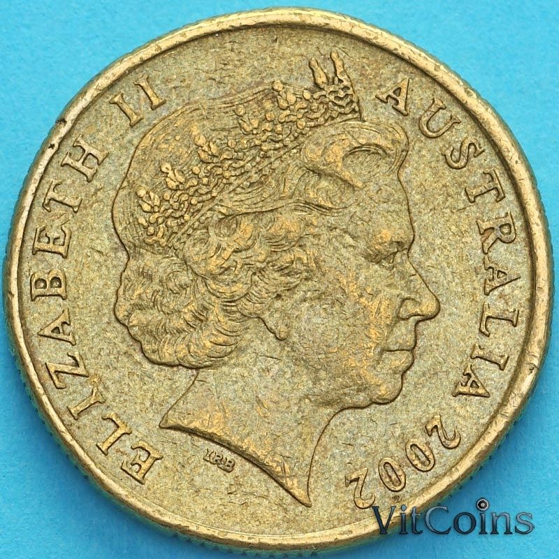 Монета Австралия 1 доллар 2002 год. Год отдаленных районов Австралии. VF Монета Австралия 1 доллар 2002 год. Год отдаленных районов Австралии. VF