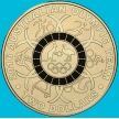 Монета Австралия 2 доллара 2016 год. Олимпмада в Рио. Чёрное кольцо