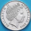 Монета Австралия 20 центов 2013 год. 25 лет Зданию парламента. Буклет