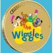 Монета Австралия 1 доллар 2011 год. 20 лет The Wiggles №2