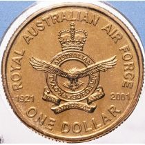 Австралия 1 доллар 2001 год. Австралия 1 доллар 2001 год. 80 лет ВВС. Буклет