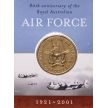 Монета Австралия 1 доллар 2001 год. 80 лет ВВС. Буклет
