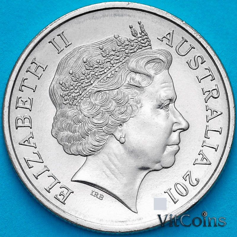 Монета Австралия 10 центов 2018 год. BU