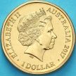 Монета Австралия 1 доллар 2017 год. Транс-Австралийская железная дорога.  В