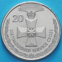 Австралия 20 центов 2017 год. Крест за выдающиеся заслуги.