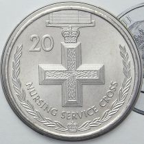 Австралия 20 центов 2017 год. Крест патронажной службы.