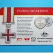 Монета Австралии 20 центов 2017 год. Крест патронажной службы.