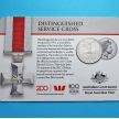 Монета Австралии 20 центов 2017 год. Крест за выдающиеся заслуги. Блистер.