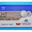 Монета Австралии 20 центов 2016 год. Собаки на войне.