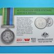 Монета Австралии 20 центов 2017 год. Медаль австралийской оперативной службы.