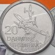 Монета Австралии 20 центов 2016 год. Бомбардировка Дарвина.