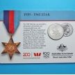 Монета Австралии 20 центов 2017 год. Звезда.