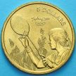 Монета Австралии 5 долларов 2000 год. Бадминтон.