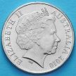 Монета Австралии 20 центов 2010 г. 100 лет налоговому управлению
