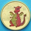 Монета Тувалу 1 доллар 2012 год. Год дракона.