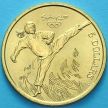 Монета Австралии 5 долларов 2000 год. Тхэквондо.