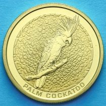 Австралия 1 доллар 2008 год. Пальмовый какаду.