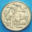 Монета Австралии 1 доллар 2016 год.
