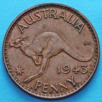 Австралия 1 пенни 1943 год.