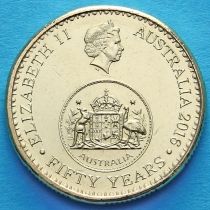 Австралия 1 доллар 2016 год. Юбилейная монета.