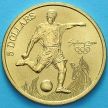 Монета Австралии 5 долларов 2000 год. Футбол.