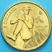 Монета Австралии 5 долларов 2000 год. Бейсбол.