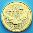 Монета Австралии 1 доллар 2008 год. Летучая мышь.