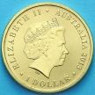 Монета Австралия 1 доллар 2013 год. Горнолыжный спорт