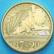 Монета Австралии 1 доллар 2017 год. Юбилейная монета. Паровоз.