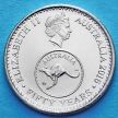 Монета Австралии 5 центов 2016 год.  Переход на десятичную систему.