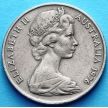 Монета Австралии 20 центов 1976 год.