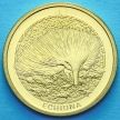Монета Австралии 1 доллар 2008 год. Ехидна.