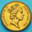 Монета Австралии 1 доллар 1986 год. Международный год мира.