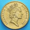 Монета Австралии 5 долларов 1992 год. Международный год Космоса.