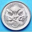 Монета Австралии 5 центов 1999-2013 год. Ехидна