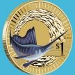 Монета Австралия 1 доллар 2012 год. Рыба Парусник