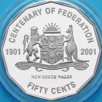 Австралия 50 центов 2001 год. Новый Южный Уэльс. Пруф