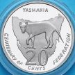 Монета Австралии 2001 год. Тасмания. Proof