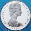 Монеты Новая Зеландия 1 доллар 1984 год. Малиновка. Серебро. Пруф