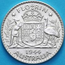 Австралия 1 флорин 1944 год. Серебро.