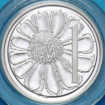Австралия 1 цент 2009 год. Образец 1966 года. Пруф